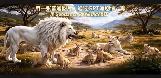 用一张普通图片，通过GPT写剧情，再用Seedance 2.0做动态演绎，居然能生成迪士尼风格搞笑动画-来缘阁