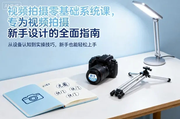 视频拍摄零基础系统课,专为视频拍摄新手设计的全面指南-来缘阁