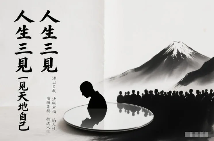 人生三见一见天地见众生见自己，活出自我拥有清晰幸福人生，搞透人性-来缘阁