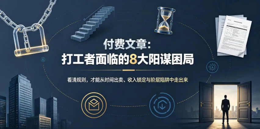付费文章:打工者面临的8大阳谋困局-来缘阁