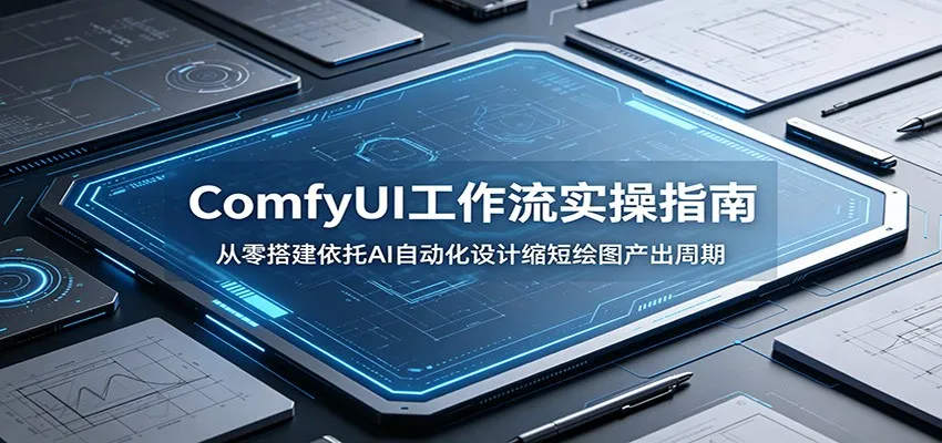 ComfyUI 工作流实操指南：从零搭建依托AI自动化设计缩短绘图产出周期-来缘阁