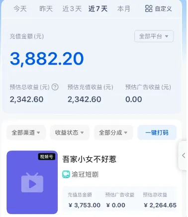 短剧搬砖新玩法，软件批量二创剪辑，7天赚了3800，赶紧做起来【附软件】-来缘阁