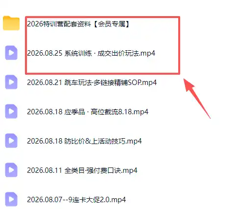 拼多多实战特训营(更新26年0827-来缘阁