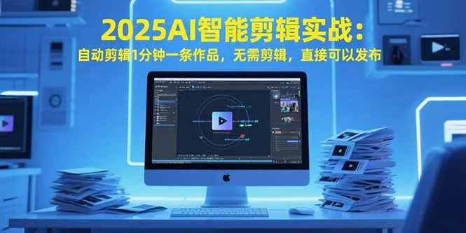 2025AI智能剪辑实战：自动剪辑1分钟一条作品，无需剪辑，直接可以发布-来缘阁
