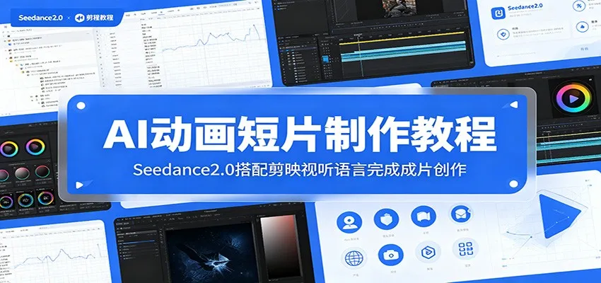 AI动画短片制作教程:Seedance2.0搭配剪映视听语言完成成片创作-来缘阁