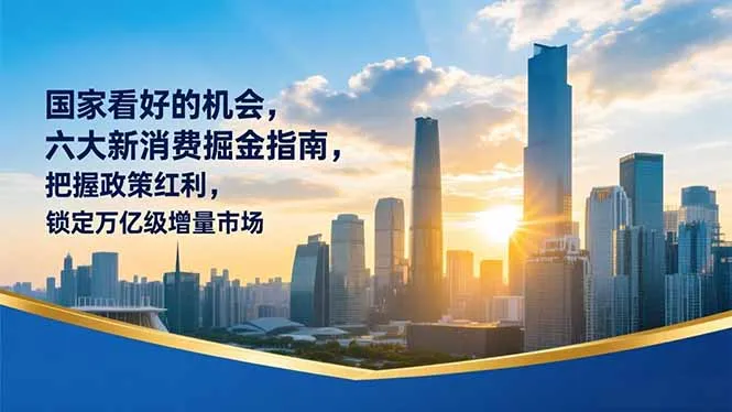 某付费文章：国家看好的机会，六大新消费掘金指南，把握政策红利，锁定万亿级增量市场-来缘阁