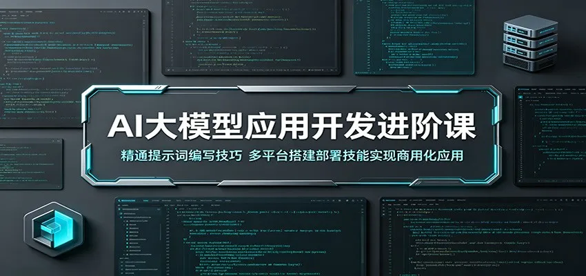 AI大模型应用开发进阶课:精通提示词编写技巧,多平台搭建部署技能实现商用化应用-来缘阁