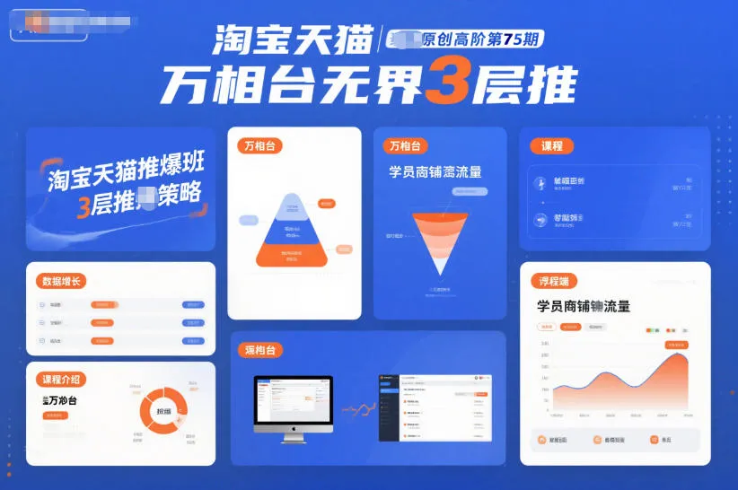 淘宝天猫推爆班原创高阶第75期，万相台无界3层推-来缘阁