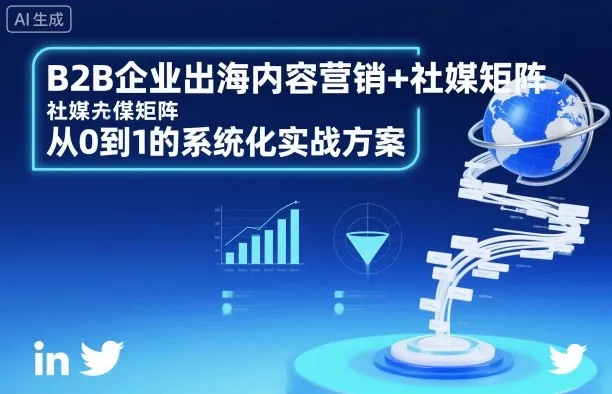 B2B企业出海内容营销+社媒矩阵，从0到1的系统化实战方案-来缘阁