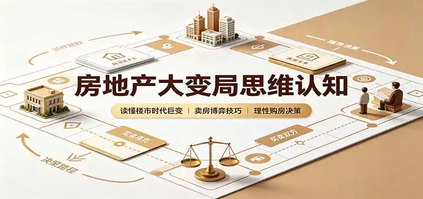 房地产大变局思维认知:读懂楼市时代巨变,卖房博弈技巧,理性购房决策-来缘阁