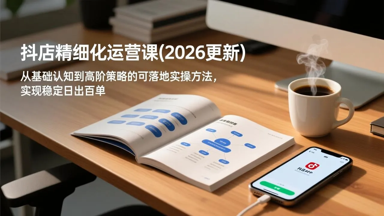 抖店精细化运营课(2026更新-来缘阁